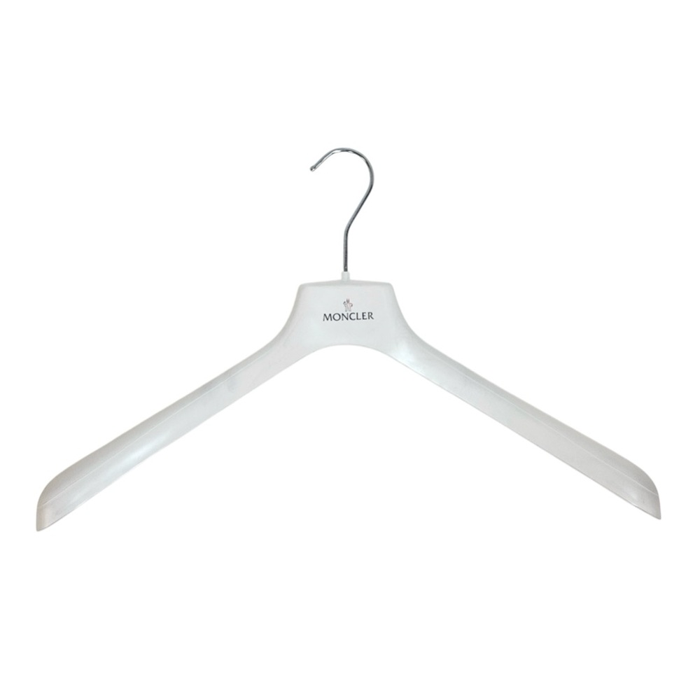 MONCLER Wide Clothing Coat Hanger White 17.75”